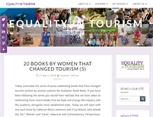 Tablet Screenshot of equalityintourism.org